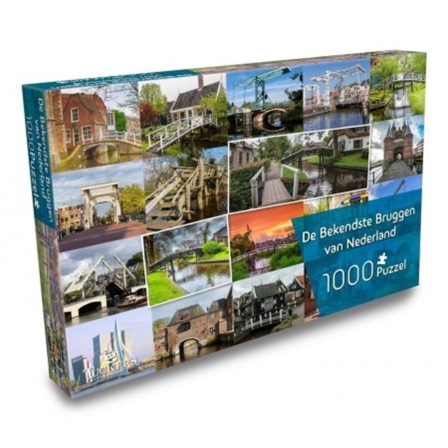 Die berühmtesten Brücken der Niederlande Puzzle 1000 Teile