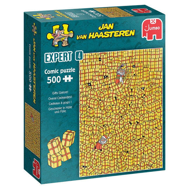 Gifts Everywhere! - Jan van Haasteren Expert 4 Puzzle 500 Pieces