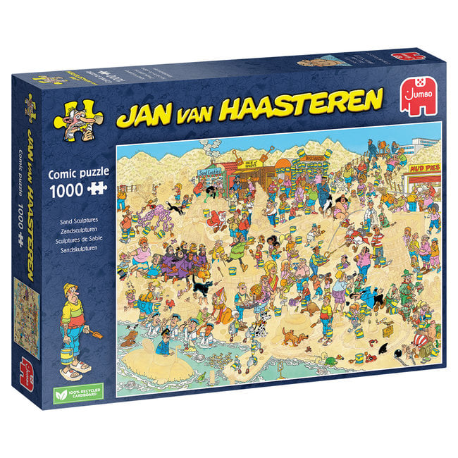 Jan van Haasteren - Puzzle di sculture di sabbia 1000 pezzi