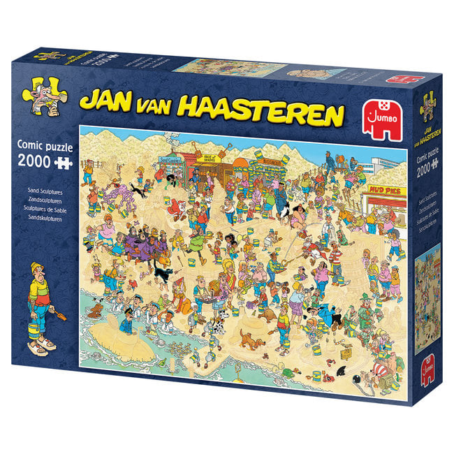 Jan van Haasteren - Puzzle di sculture di sabbia 2000 pezzi