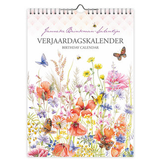 Comello Janneke Brinkman Calendrier d'anniversaire coquelicot