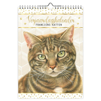 Comello Calendario de cumpleaños de los gatos de Francien Ginger