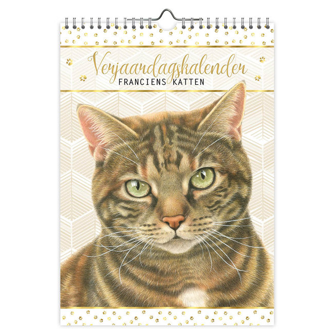 Calendrier des anniversaires des chats de Francien Ginger