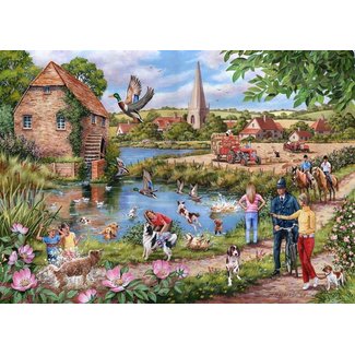 The House of Puzzles Puzzle Doggy Paddle 1000 Piezas
