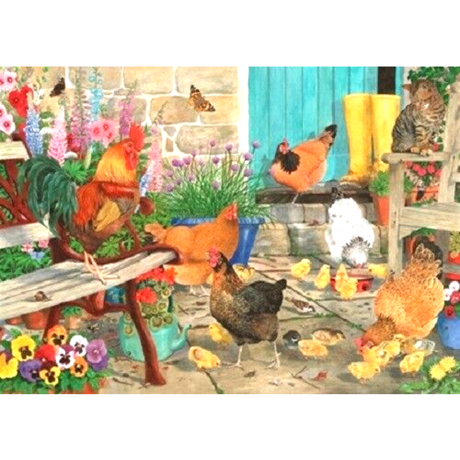 Hen Pecked Puzzle 1000 Pieces