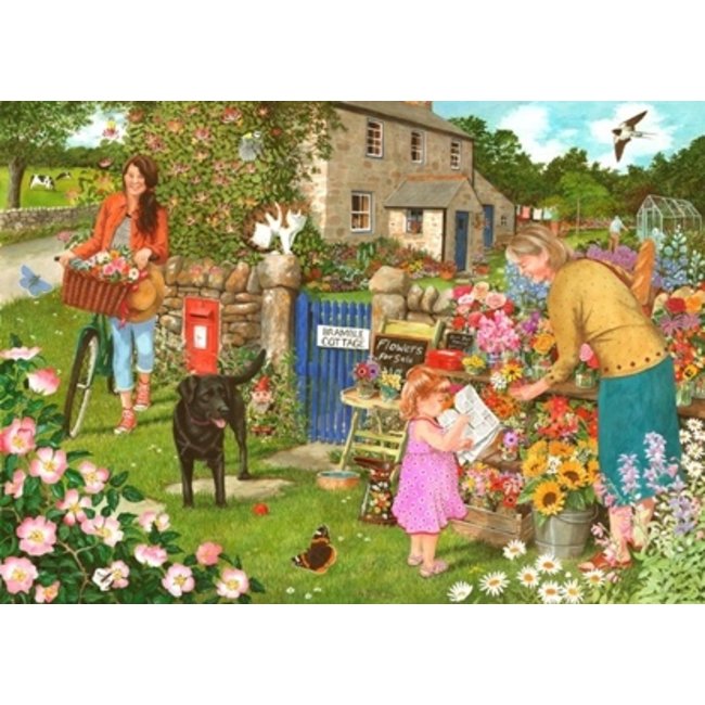 The House of Puzzles Casse-tête 1000 pièces Pocketful of Posies