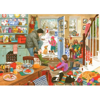 The House of Puzzles Chapeaux et chaussons en laine Puzzle 1000 pièces