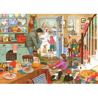 The House of Puzzles Woolly Hats and Wellies Puzzel 1000 Stukjes