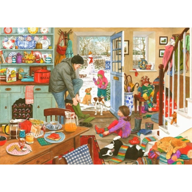 The House of Puzzles Woolly Hats and Wellies Puzzle 1000 Pieces