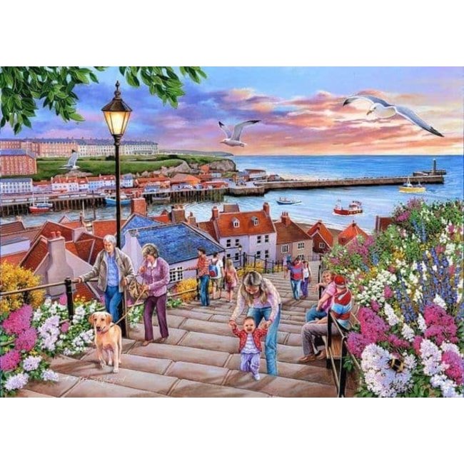 The House of Puzzles 199 Pasos Whitby Puzzle 1000 Piezas