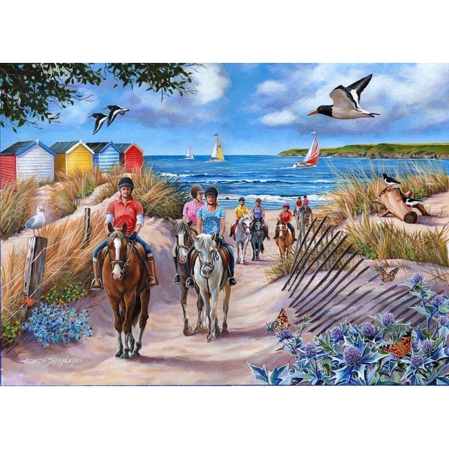 The House of Puzzles Casse-tête "Chevaux de mer" 500 pièces XL