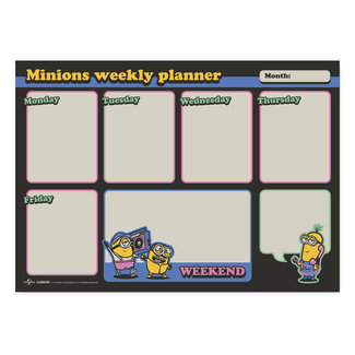 Grupo Minions A4 Weekplanner 2024