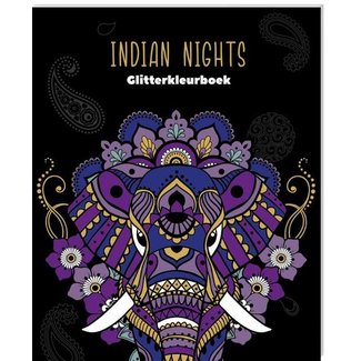 Inter-Stat India by Night Glitter Kleurboek