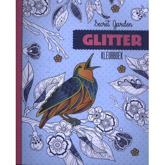 Inter-Stat Secret Garden Glitter Colouring Book