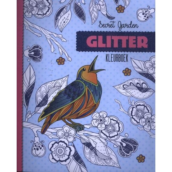 Secret Garden Glitter Colouring Book