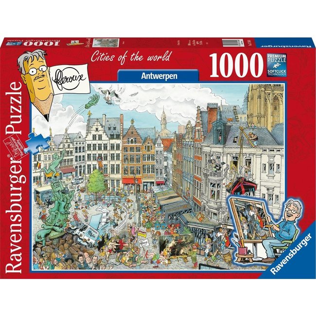 Puzzle Fleroux Anversa 1000 pezzi