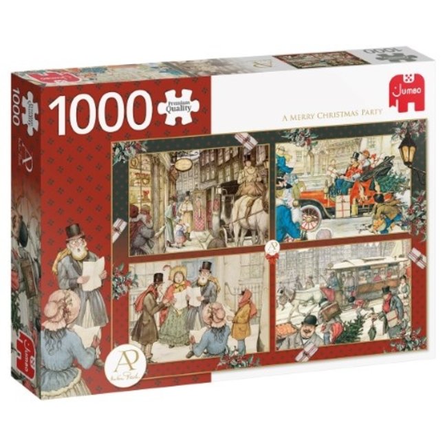 Anton Pieck Feliz Navidad Puzzle 1000 piezas