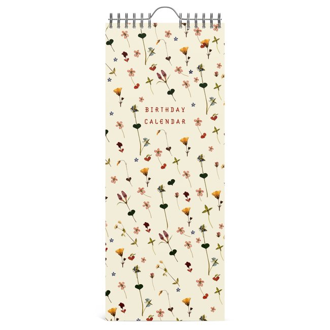 Flowers Birthday Calendar