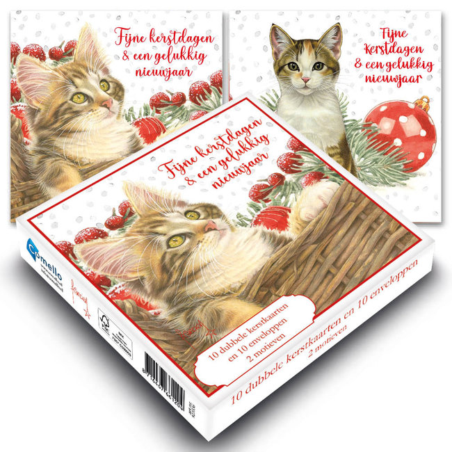 Comello Tarjetas de Navidad de Francien's Cats 7