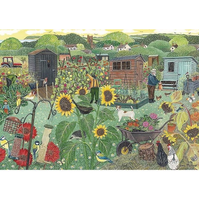 Otterhouse Up The Allotment Puzzle 1000 Piezas