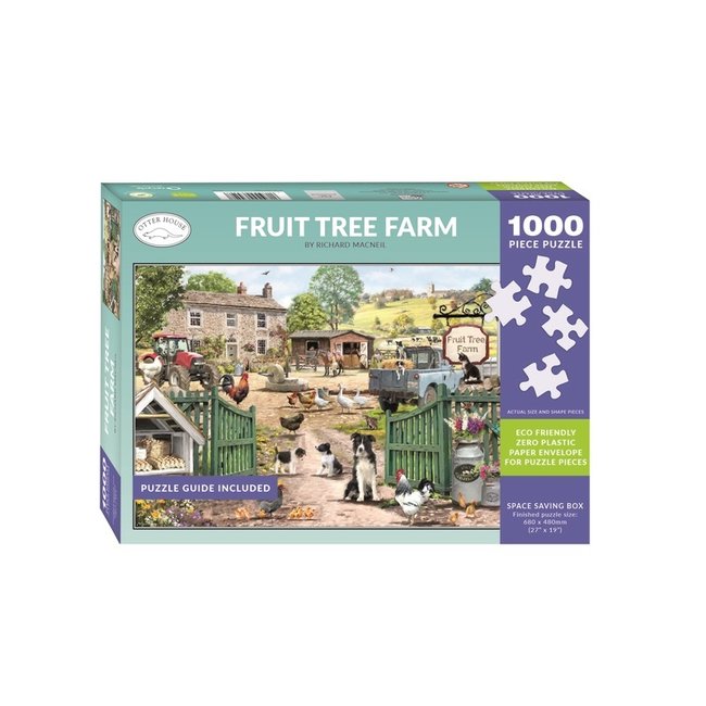 Otterhouse Granja de árboles frutales Puzzle 1000 piezas