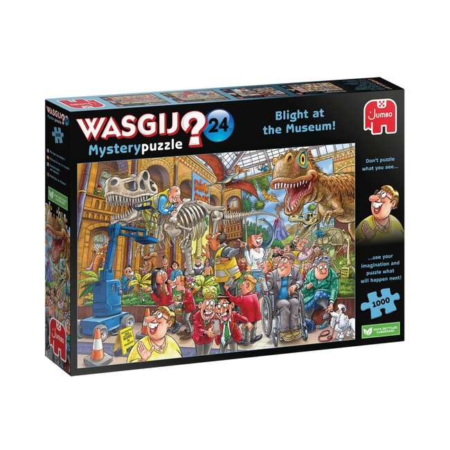 Jumbo Wasgij Mystery 24 Panic in the Puzzle Museum 1000 pieces