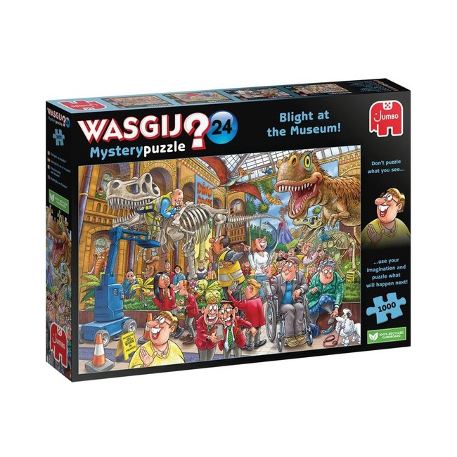 Wasgij Mystery 24 Pánico en el Museo Puzzle 1000 piezas