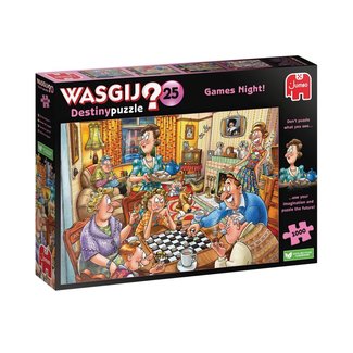 Jumbo Wasgij Destiny 25 Spelletjesavond! Puzzel 1000 stukjes