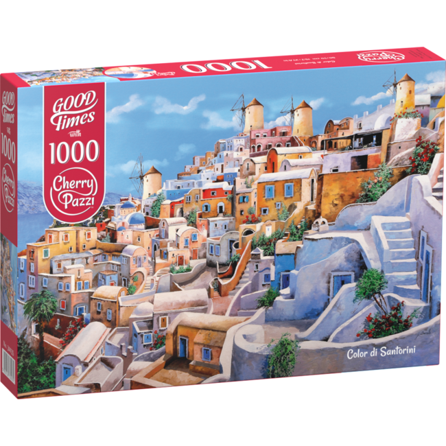 Color di Santorini Puzzle 1000 Pieces