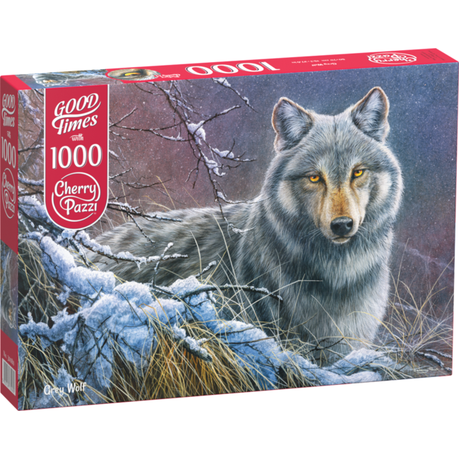 CherryPazzi Loup gris Puzzle 1000 pièces