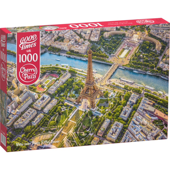 CherryPazzi View about Paris Eiffel Tower Puzzle 1000 Pieces