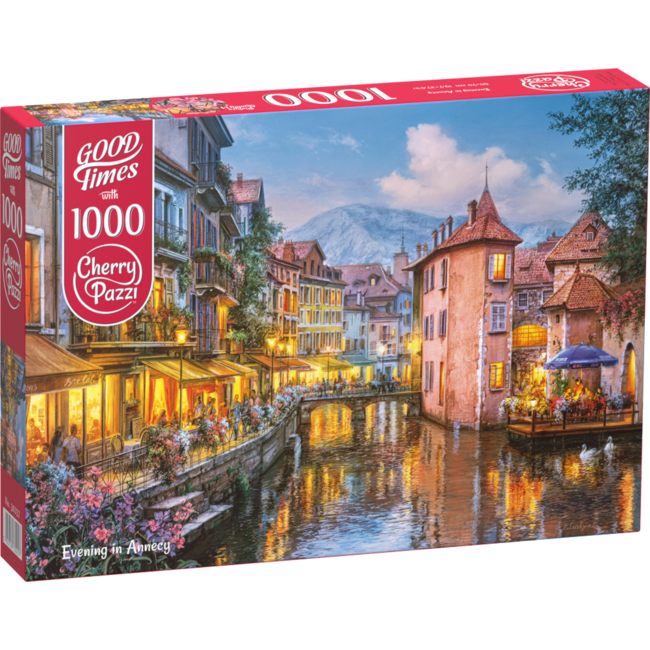 CherryPazzi Soirée à Annecy Puzzle 1000 pièces