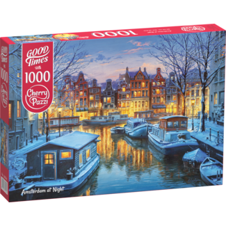 CherryPazzi Amsterdam at Night Puzzel 1000 Stukjes