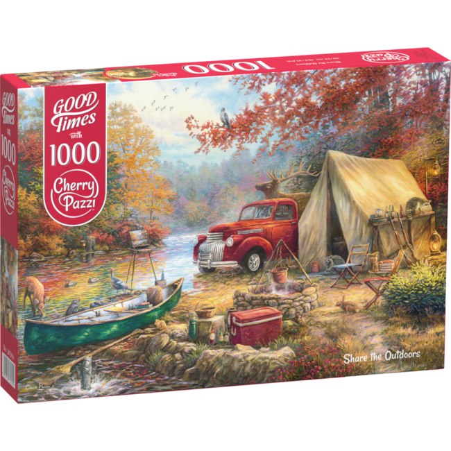 CherryPazzi Share the Outdoors Puzzel 1000 Stukjes