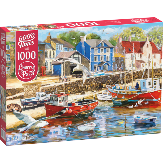 CherryPazzi Coastal Town Puzzel 1000 Stukjes