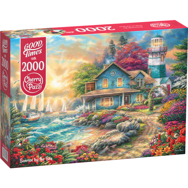 CherryPazzi Sonnenaufgang am Meer Puzzle 2000 Teile