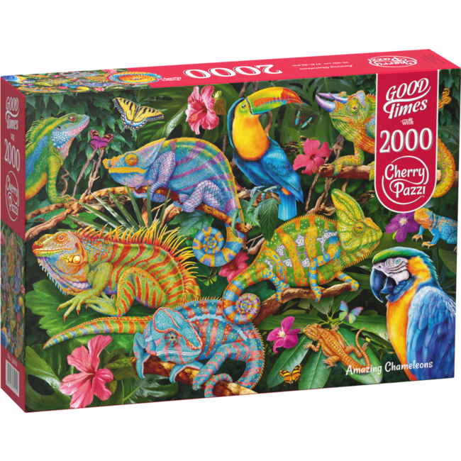 Amazing Chameleons Puzzle 2000 Piezas