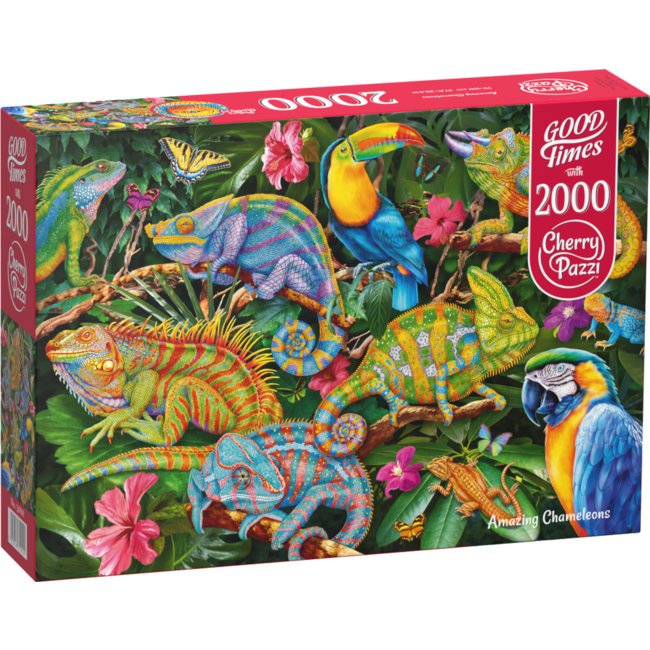 Amazing Chameleons Puzzle 2000 Teile