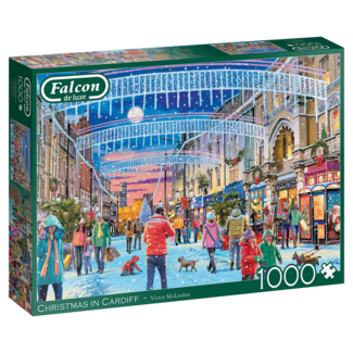 Falcon Christmas in Cardiff Puzzle 1000 Pieces