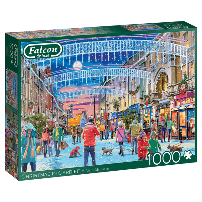 Falcon Puzzle di Natale a Cardiff 1000 pezzi