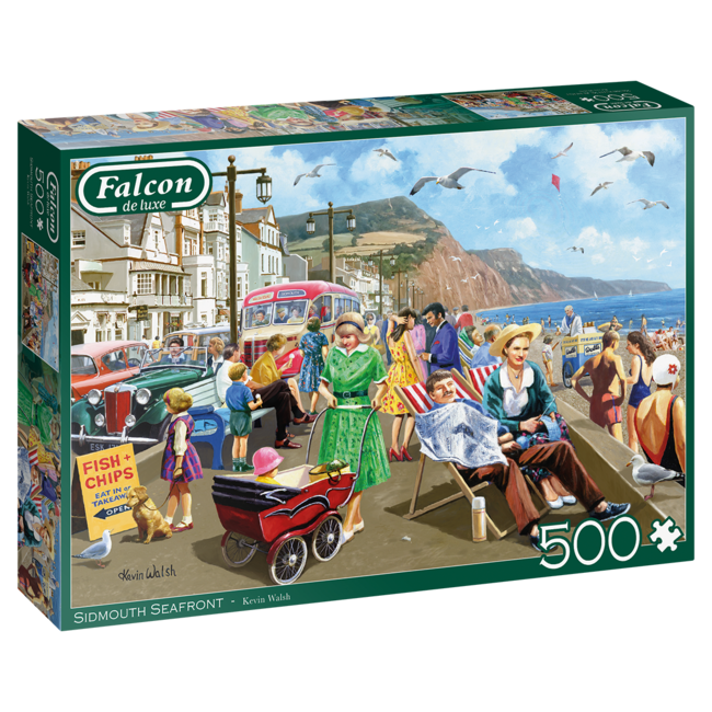 Falcon Puzzle 500 pezzi del lungomare di Sidmouth