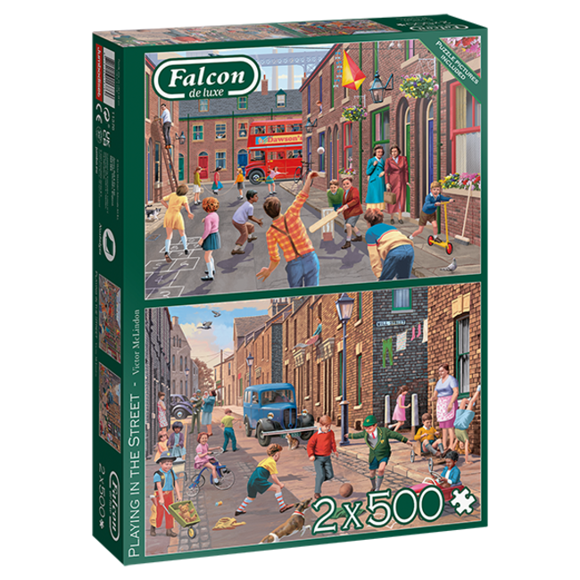 Playing in the Street Puzzle 2x 500 Pieces