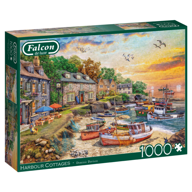 Falcon Puzzle 1000 pièces Harbour Cottages