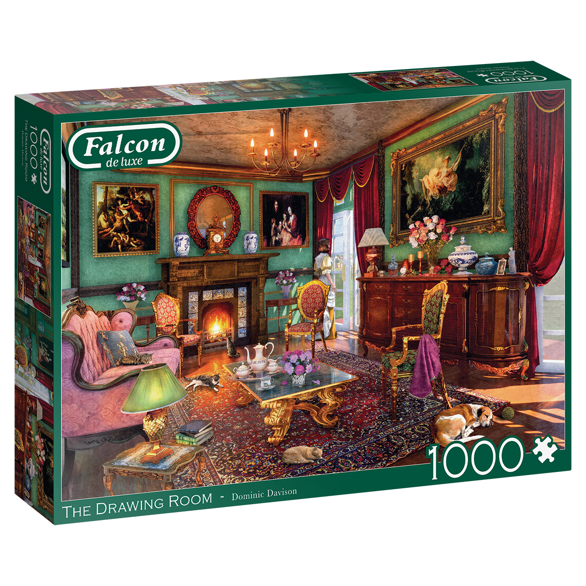 RAVENSBURGER CASSE-TÊTE 1000 PIÈCES - SALLE DE THÉ ET JARDIN