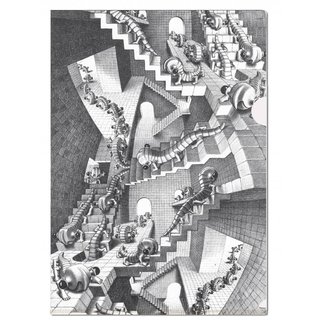 Bekking & Blitz L-Ordner A4-Format: Haus der Treppe, M.C. Escher
