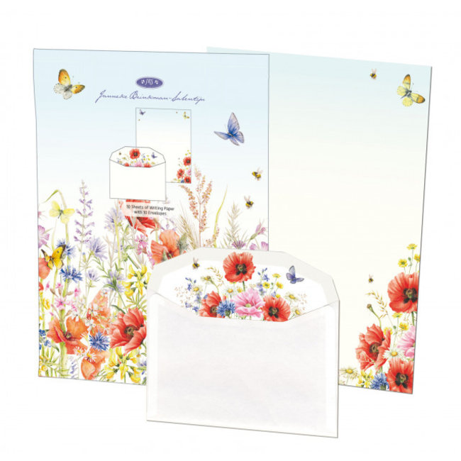 Bekking & Blitz Stationery with envelopes: Poppies, Janneke Brinkman-Salentijn