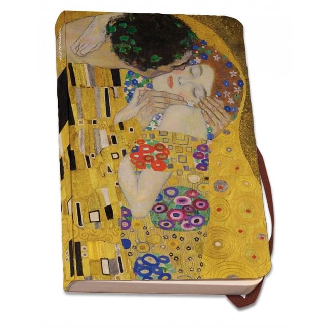 Cahier A6, couverture souple : Le baiser, Gustav Klimt