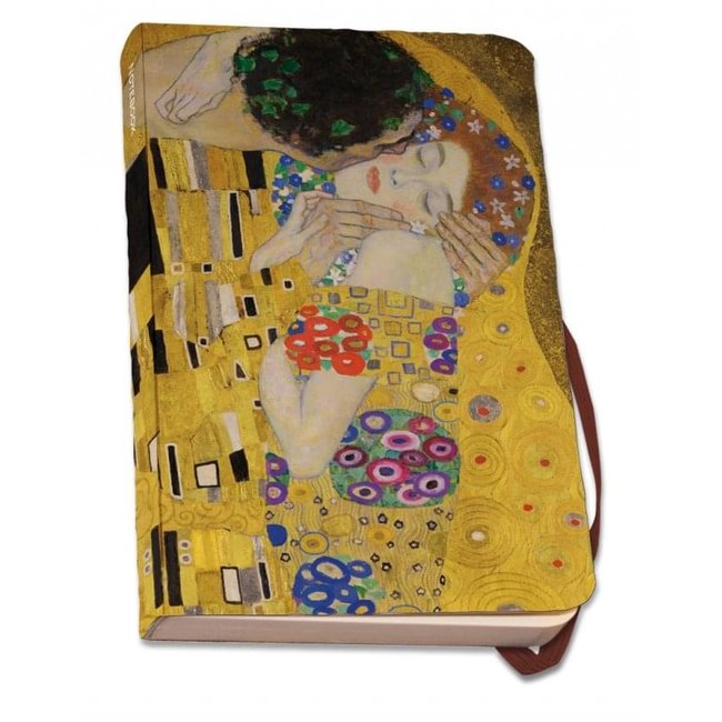 Notebook A6, soft cover: The kiss, Gustav Klimt