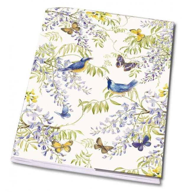 Bekking & Blitz Schrift A5: Vogels in blauweregen, Janneke Brinkman