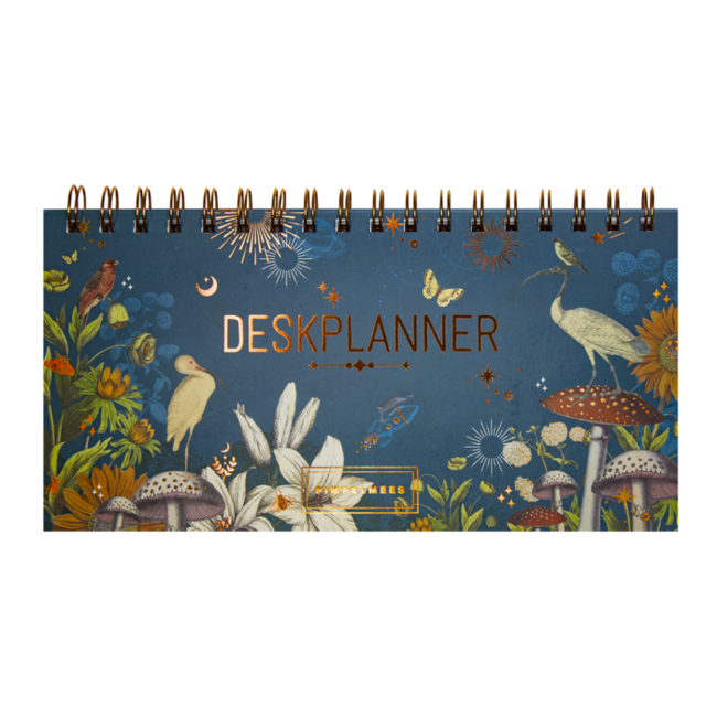 Pimpelmees Desk Planner - Sky Datumloos